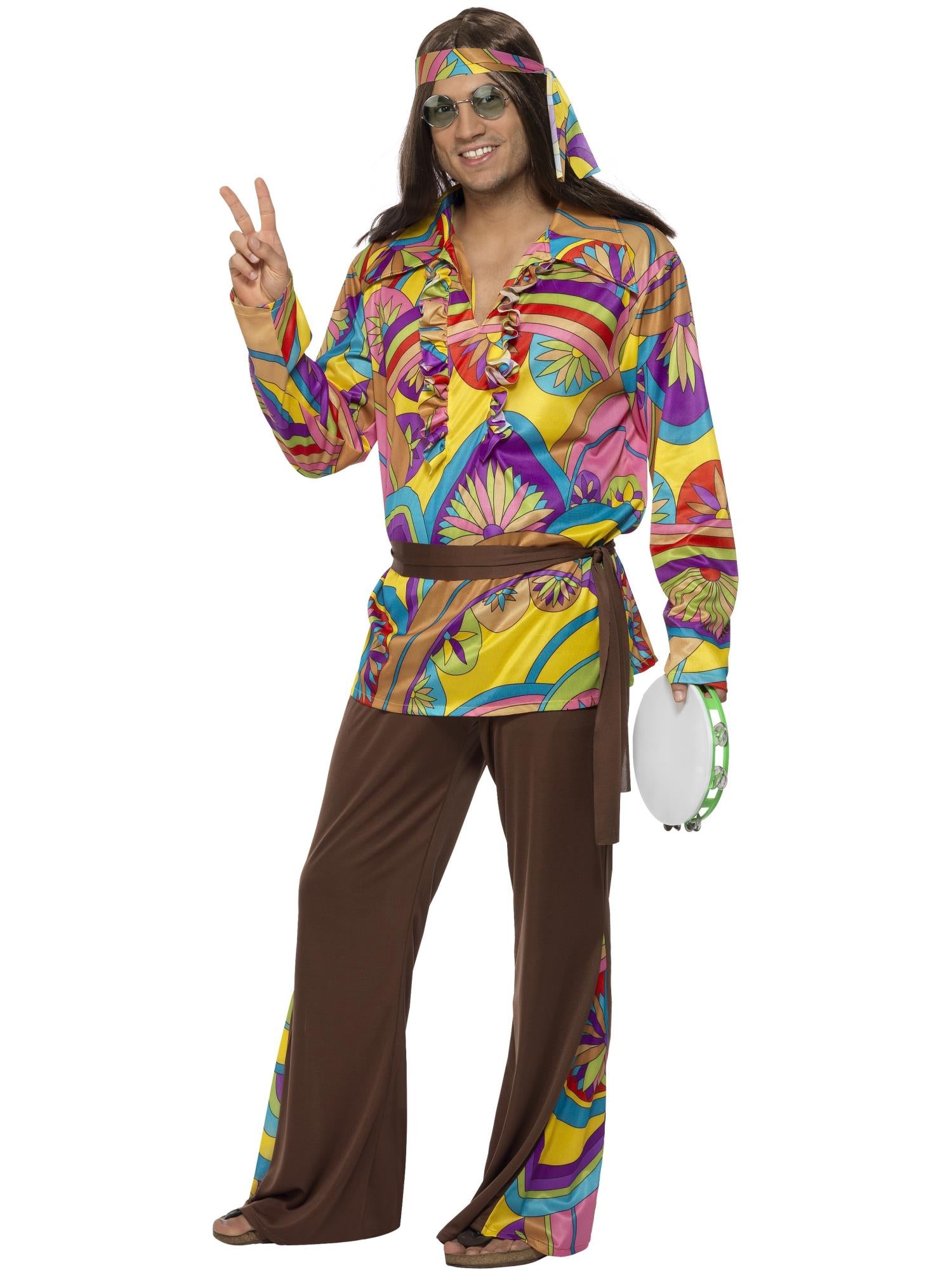 Psychedelic Hippie Man Costume – Smiffys Australia