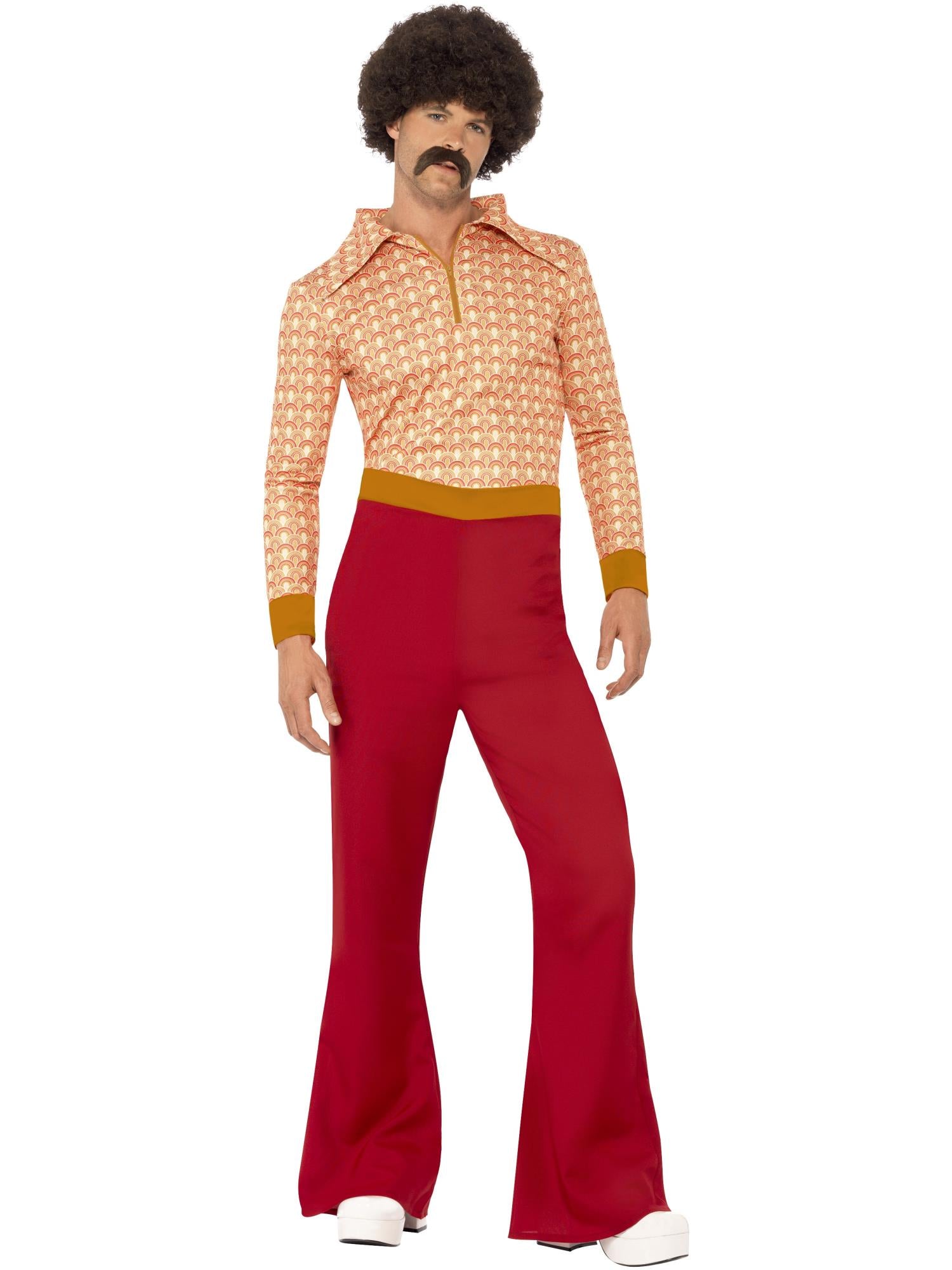 Authentic 70s Guy Costume – Smiffys Australia - Main Image