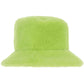 90s Green Fur Bucket Hat