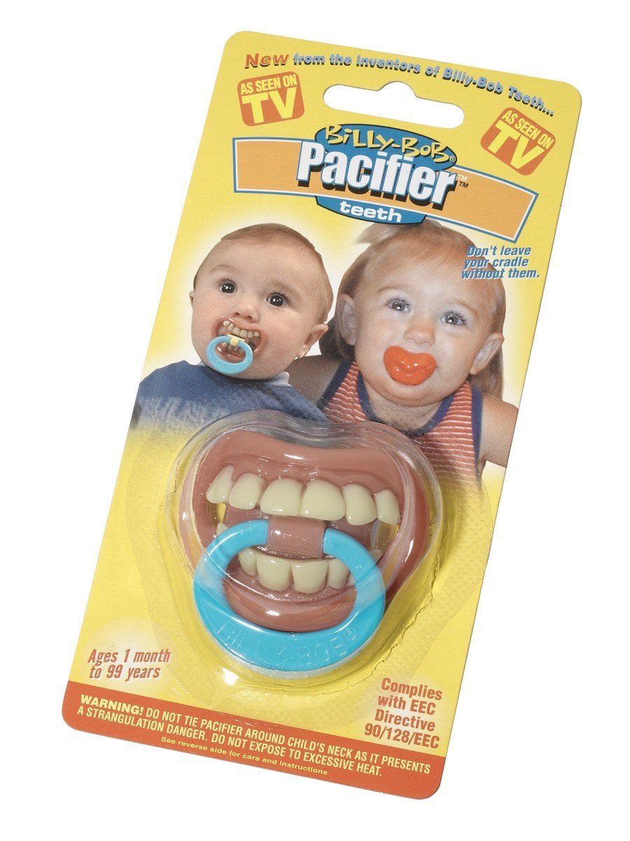 Teeth From Dummy Baby Dummy Soother Pacifier Funny Teeth Novelty