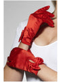 Short Red Gloves