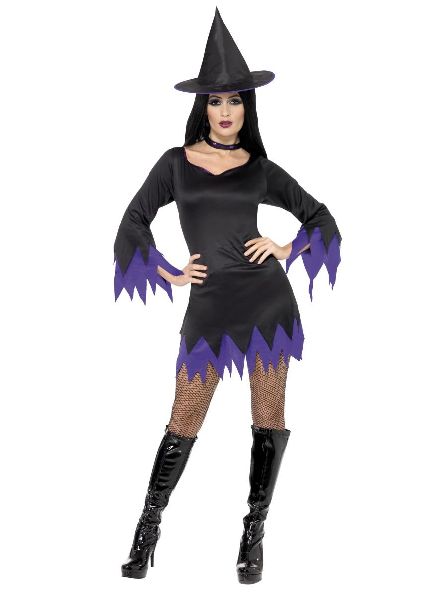 Black and Purple Witch Costume | Smiffys.com.au Smiffys Australia Black and Purple Witch Costume | Smiffys.com.au Smiffys Australia