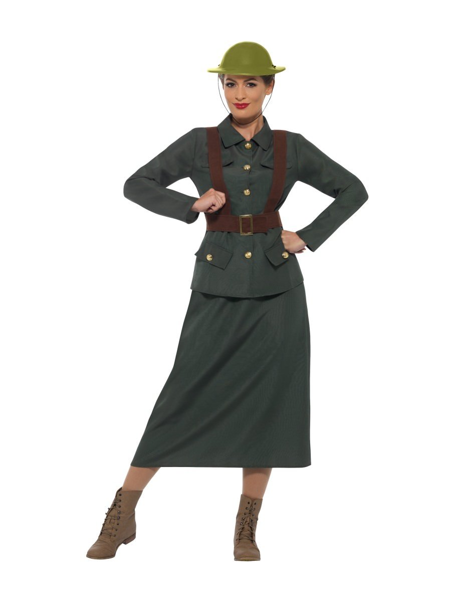 WW2 Army Warden Lady Costume Alternative View 3.jpg