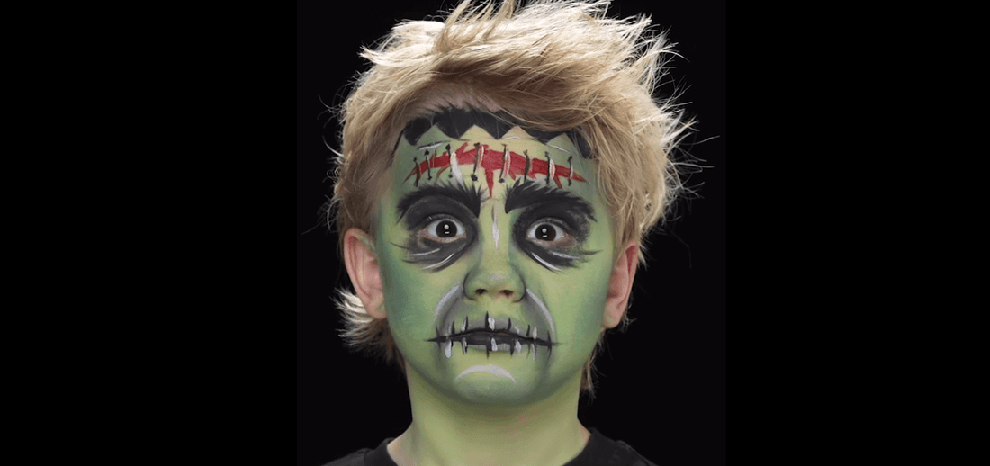 Frankenstein Children’s Halloween Face Paint