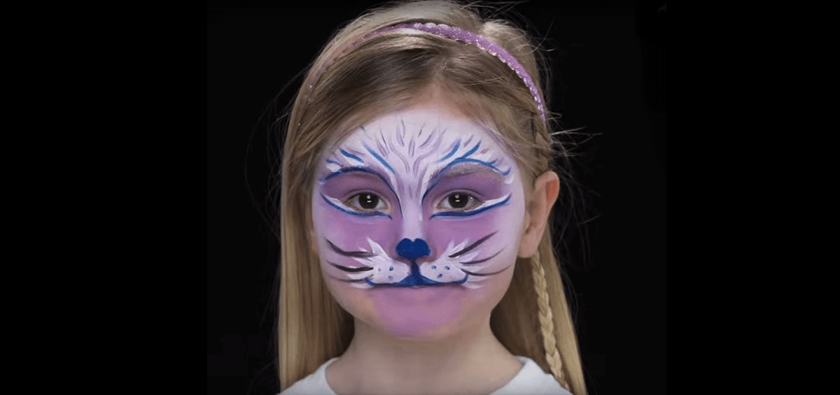 Children’s Cat Face Paint Tutorial