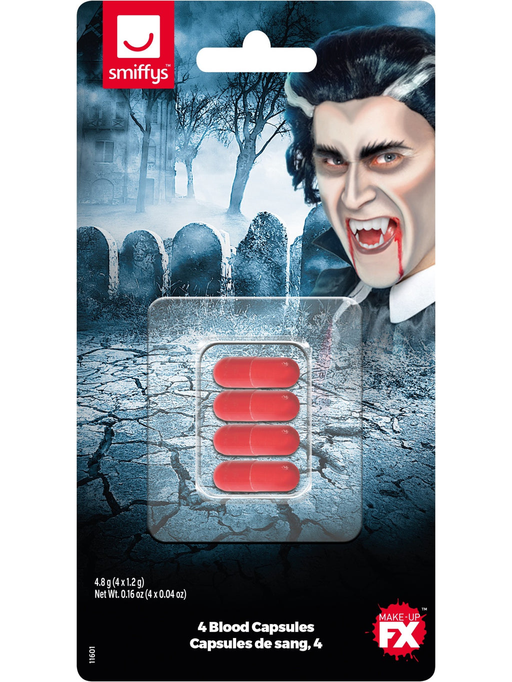 Blood Capsules, Pack of 4