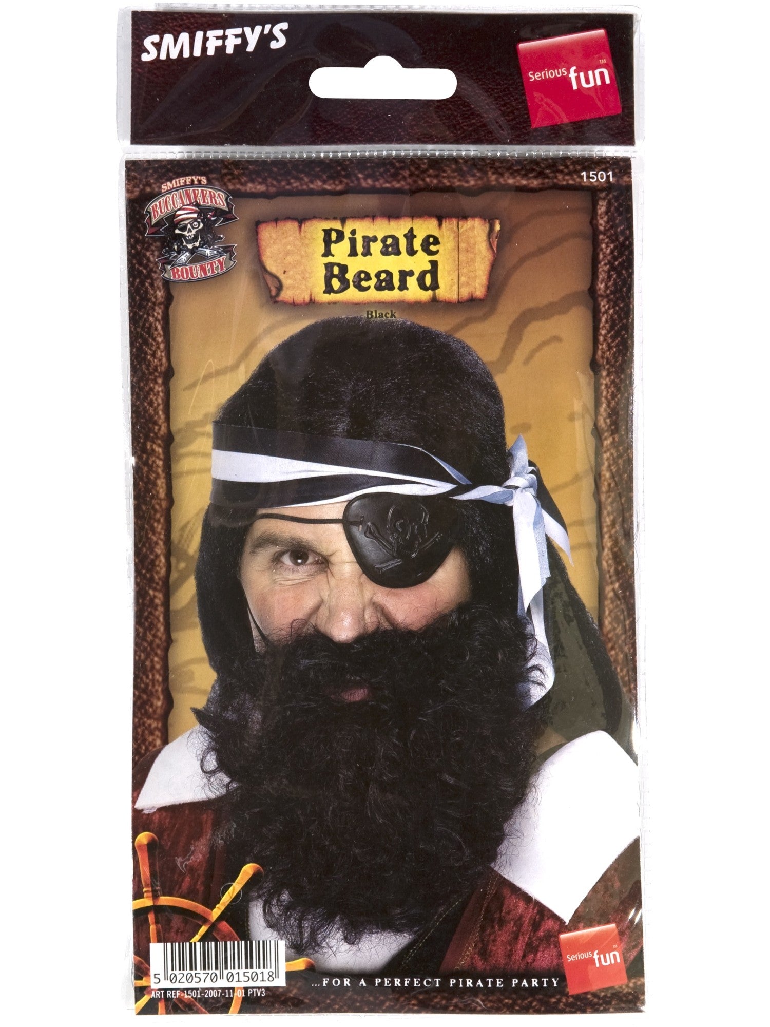 Deluxe Pirate Beard, Black
