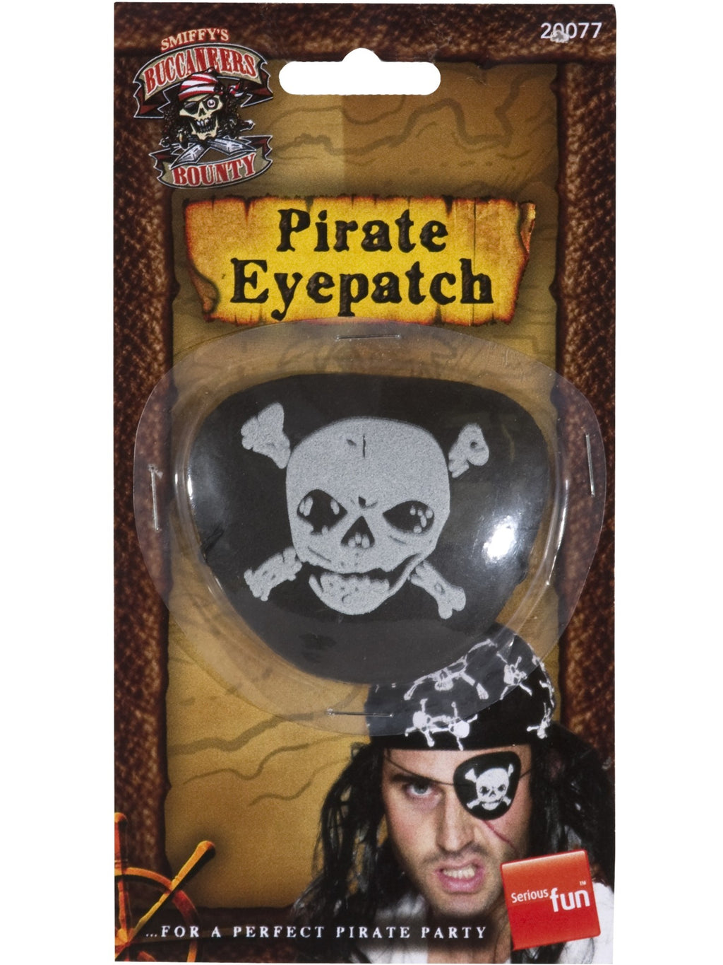 Pirate Eyepatch, with Skull and Crossbones