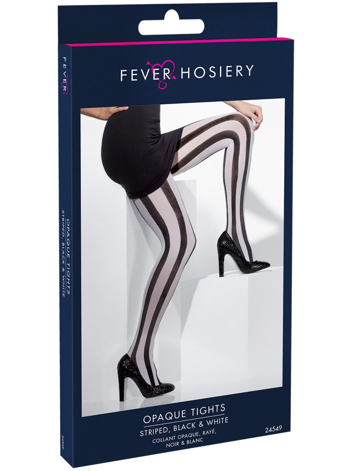 Opaque Tights, Black & White
