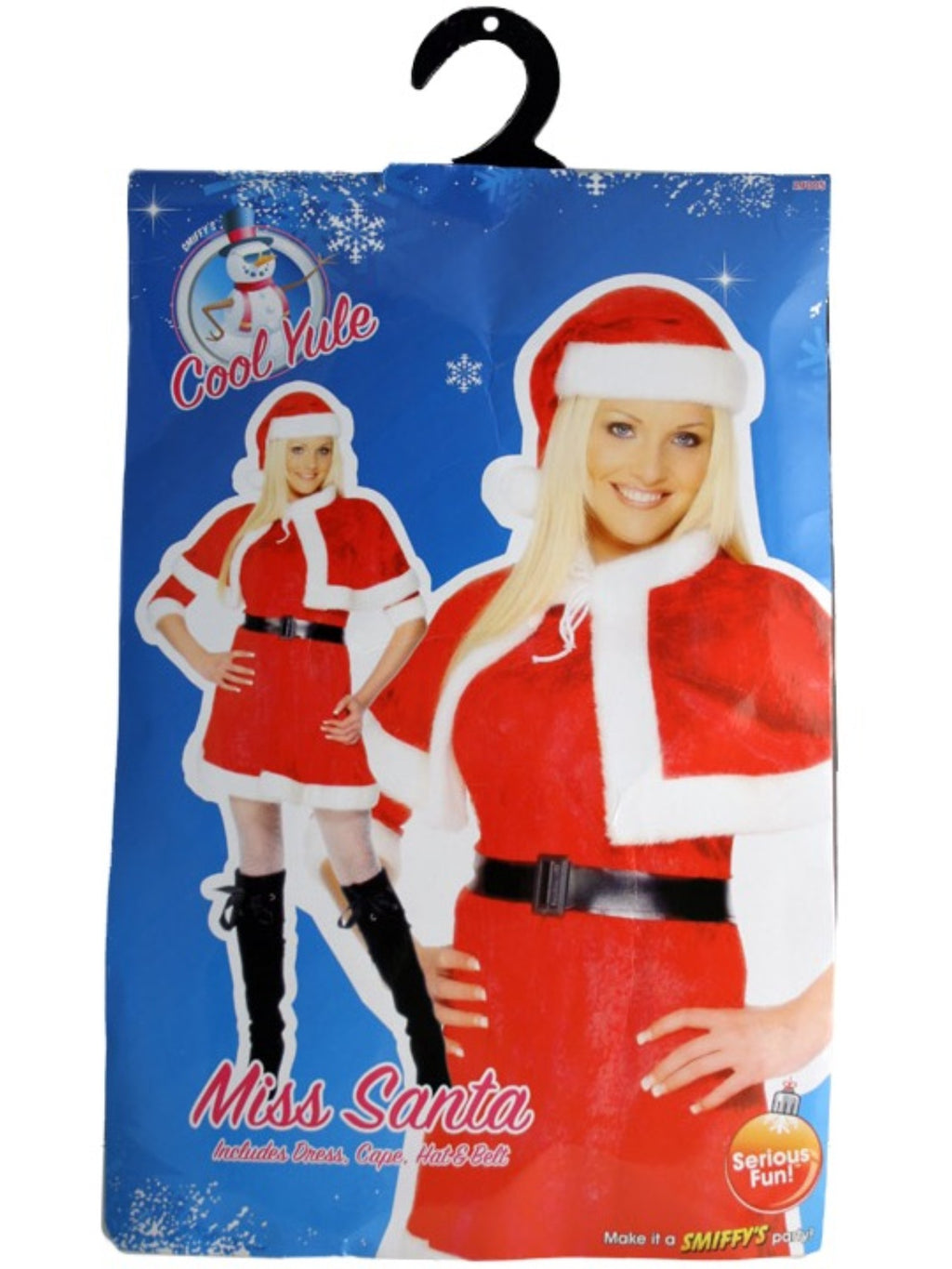 Miss Santa Costume, with Cape & Belt