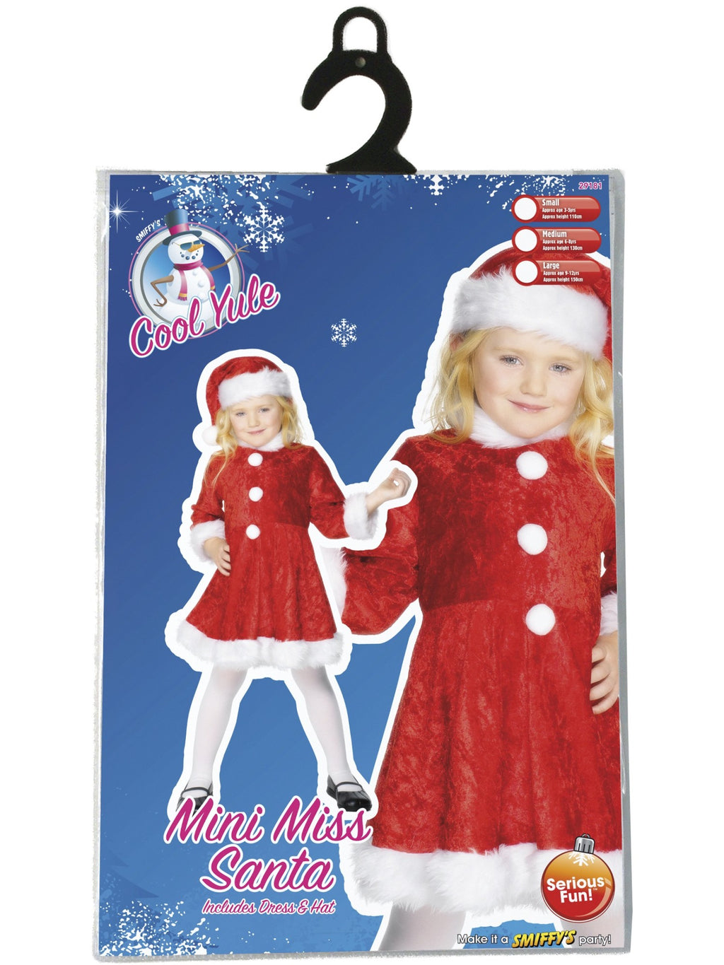 Mini Miss Santa Costume