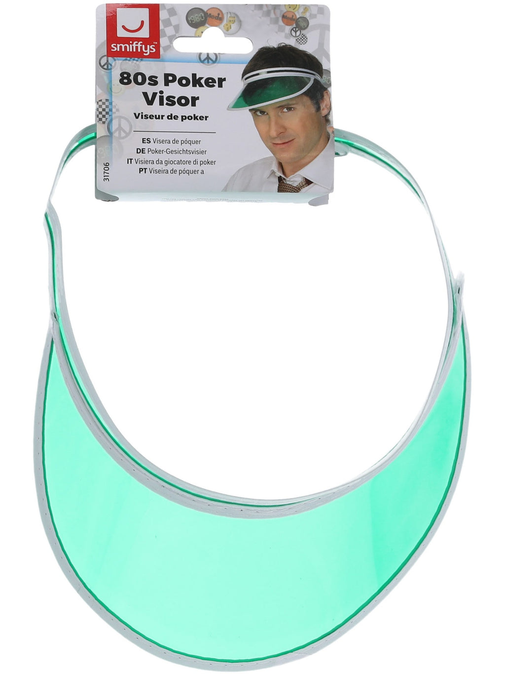 Poker Visor, Green