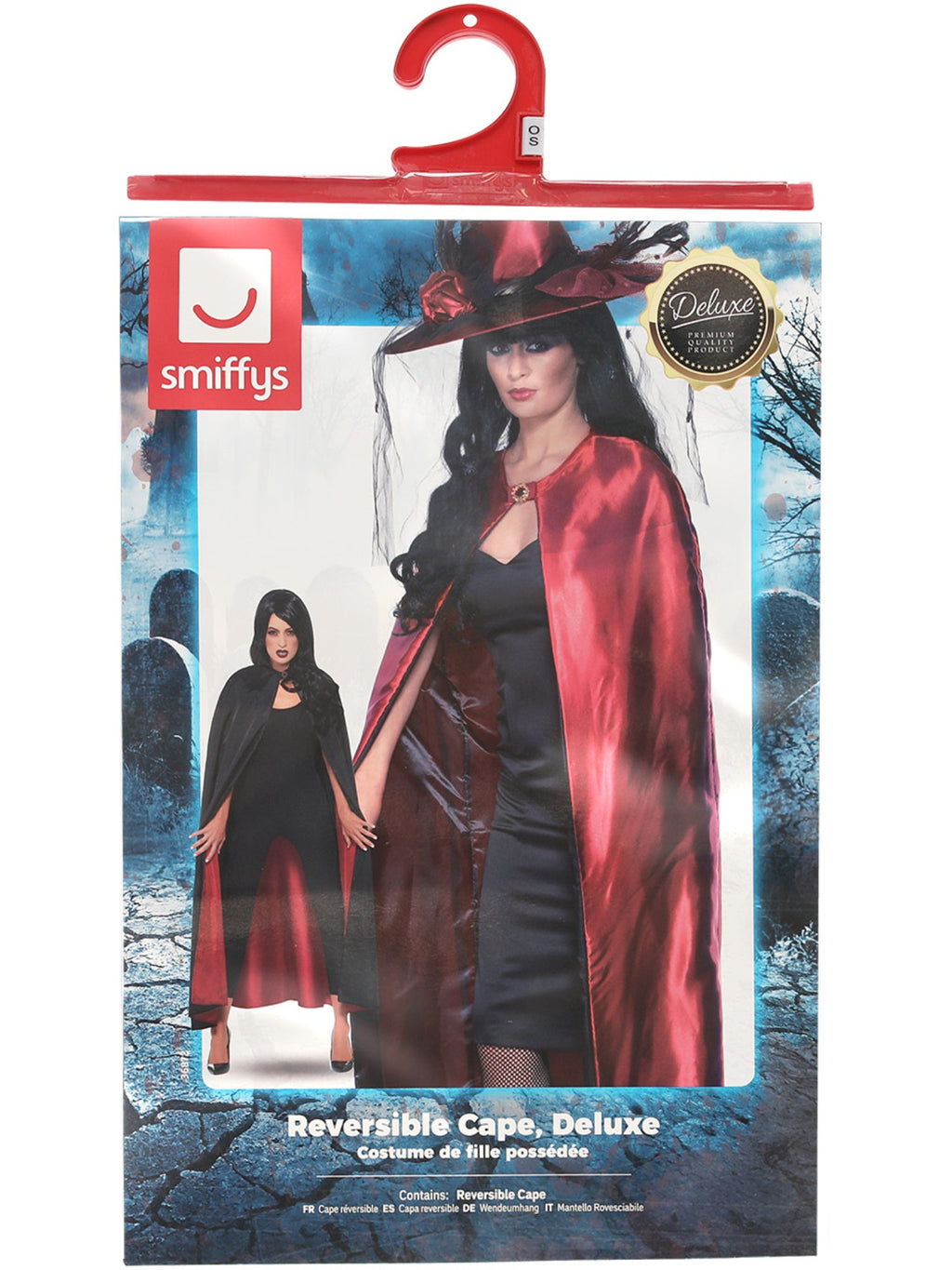 Reversible Cape, Red