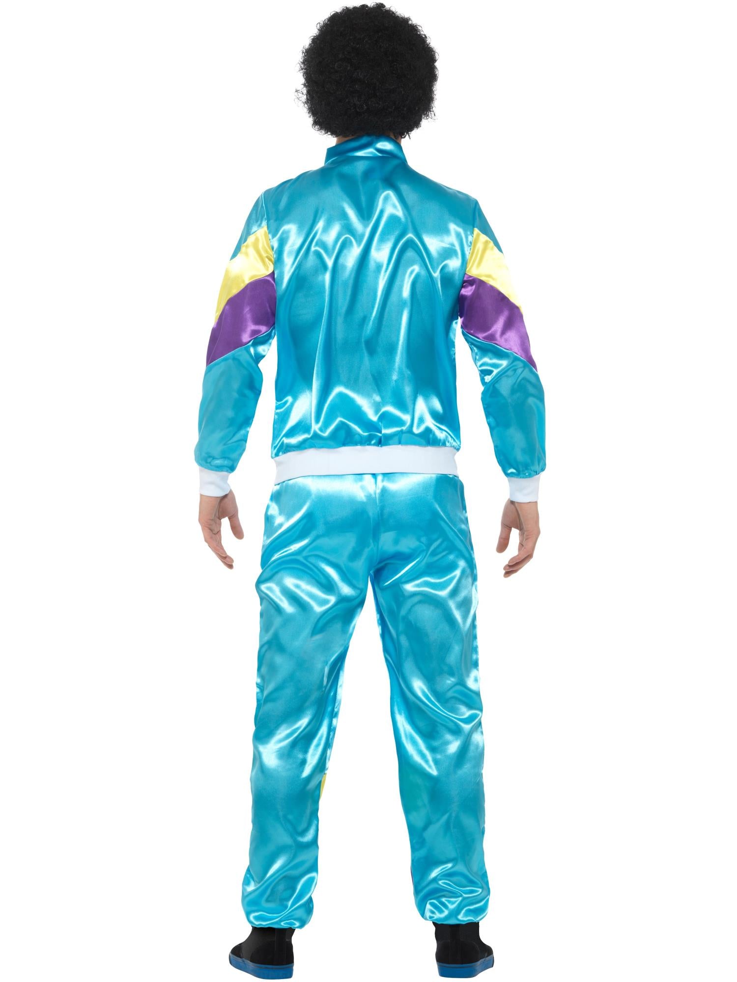 80s Height of Fashion Shell Suit Costume, Blue – Smiffys Australia