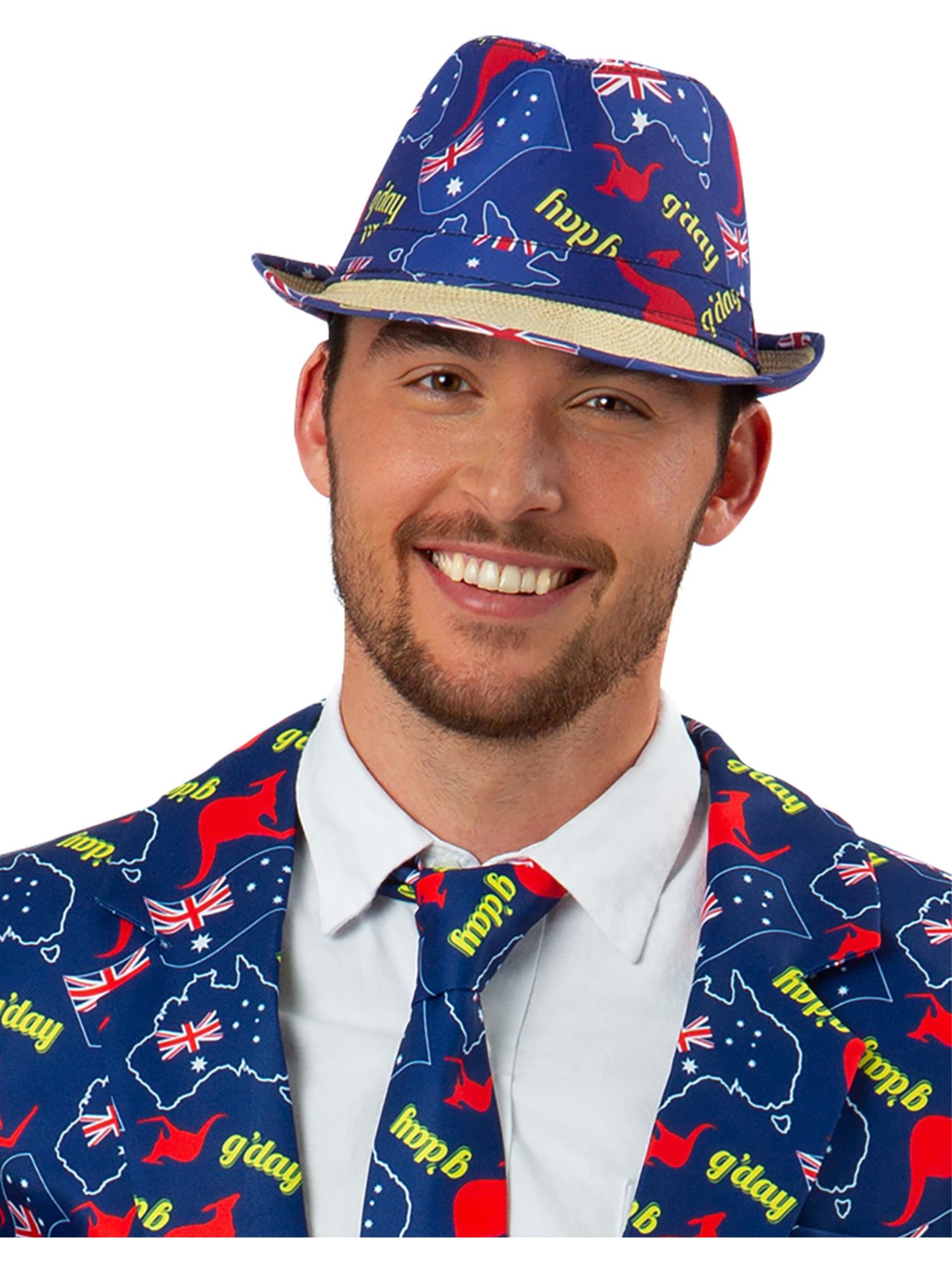 Australia Flag G'Day Trilby Hat