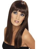 Glamourama Long and Straight Wig with Fringe
