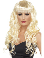 Siren Long Curly Wig with Fringe