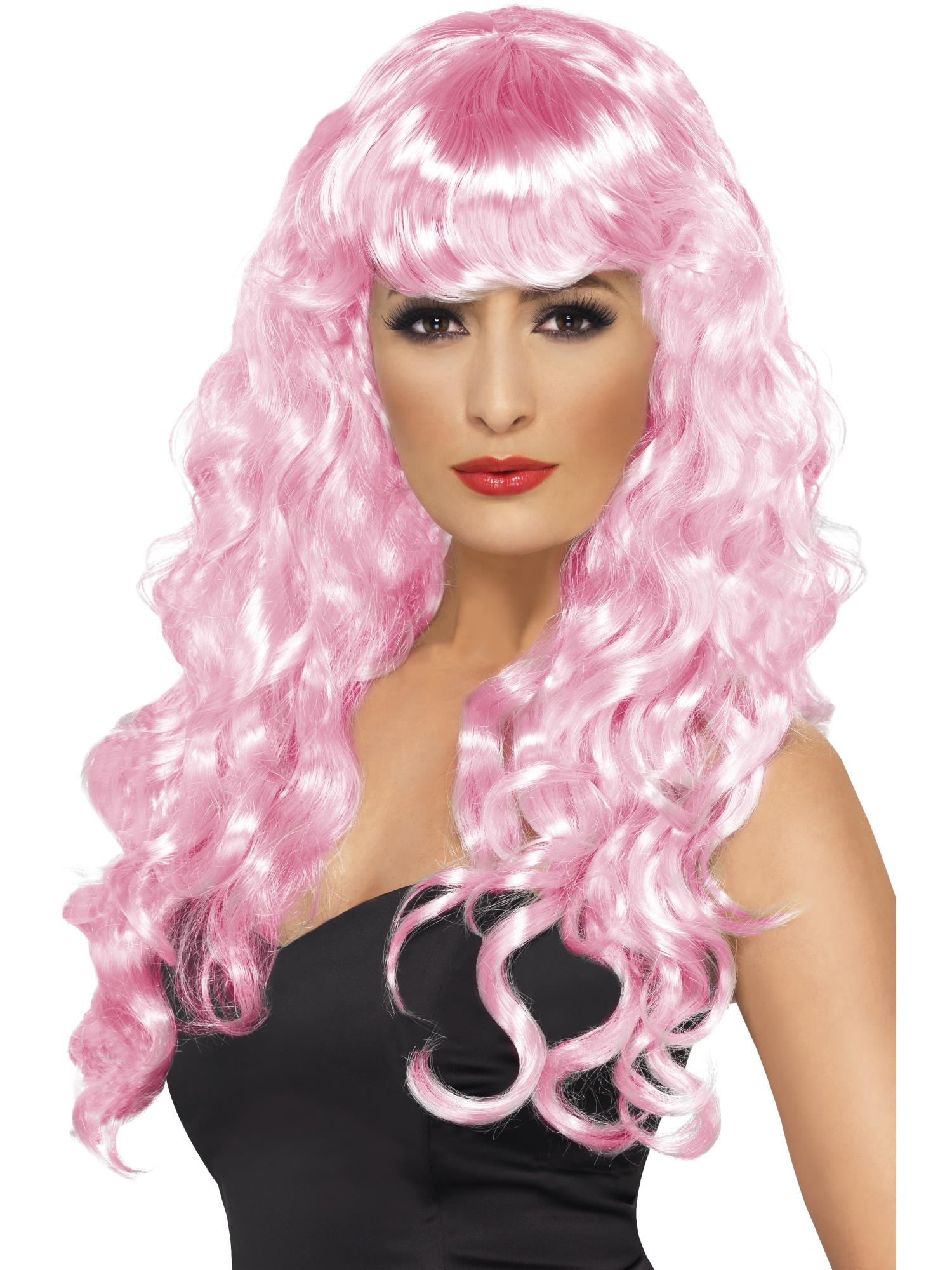 Siren Long Curly Wig with Fringe
