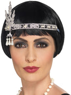 Flapper Headband, Silver
