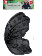 Dark Botanicals Butterfly Wings, Black