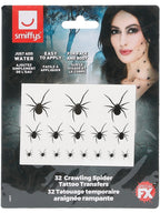 Crawling Spider Tattoo Transfers