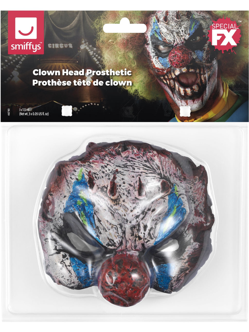 Foam Latex Clown Head Prosthetic