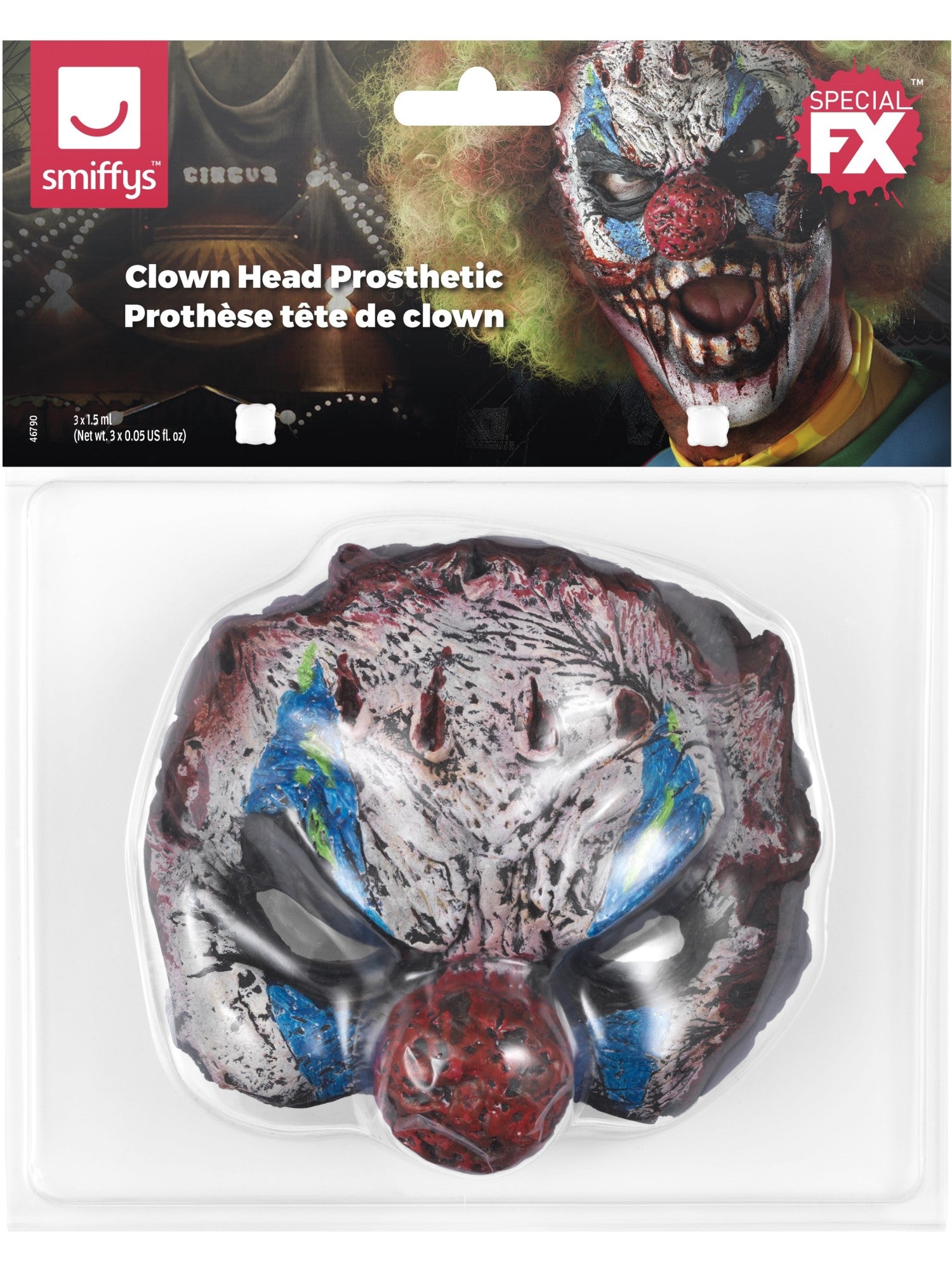 Foam Latex Clown Head Prosthetic