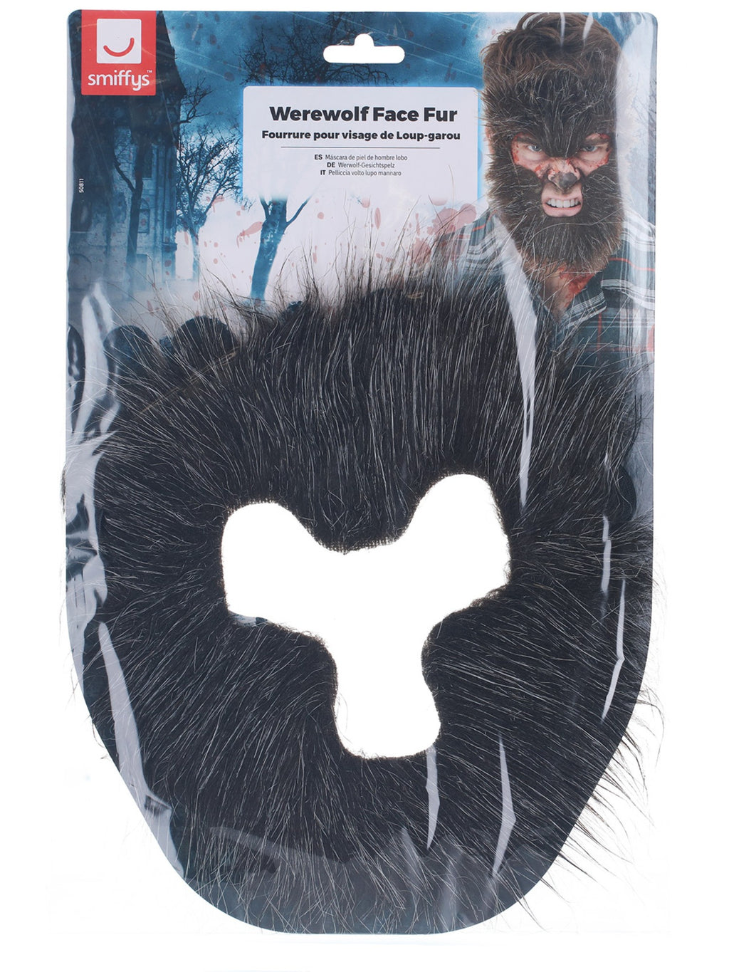 Smiffys Make-Up FX, Werewolf Face Fur