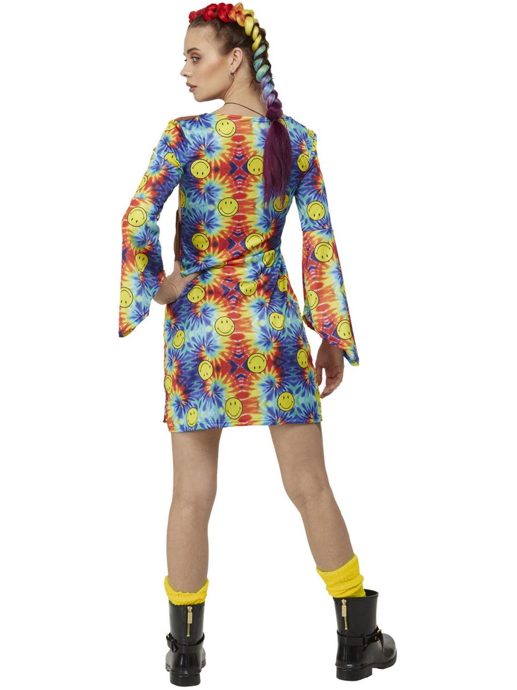 Smiley Hippy Dress, Multi-Coloured
