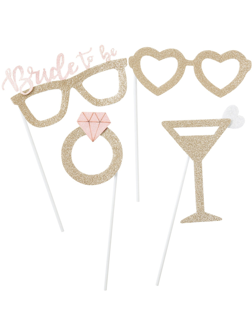 Hen Party Photobooth Kit, Gold