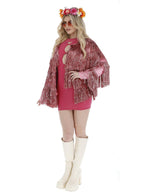 Fever Tinsel Festival Jacket, Pink