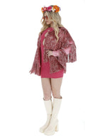 Fever Tinsel Festival Jacket, Pink