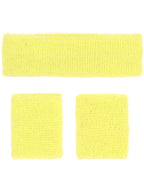 80s Neon Sweatbands, Yellow