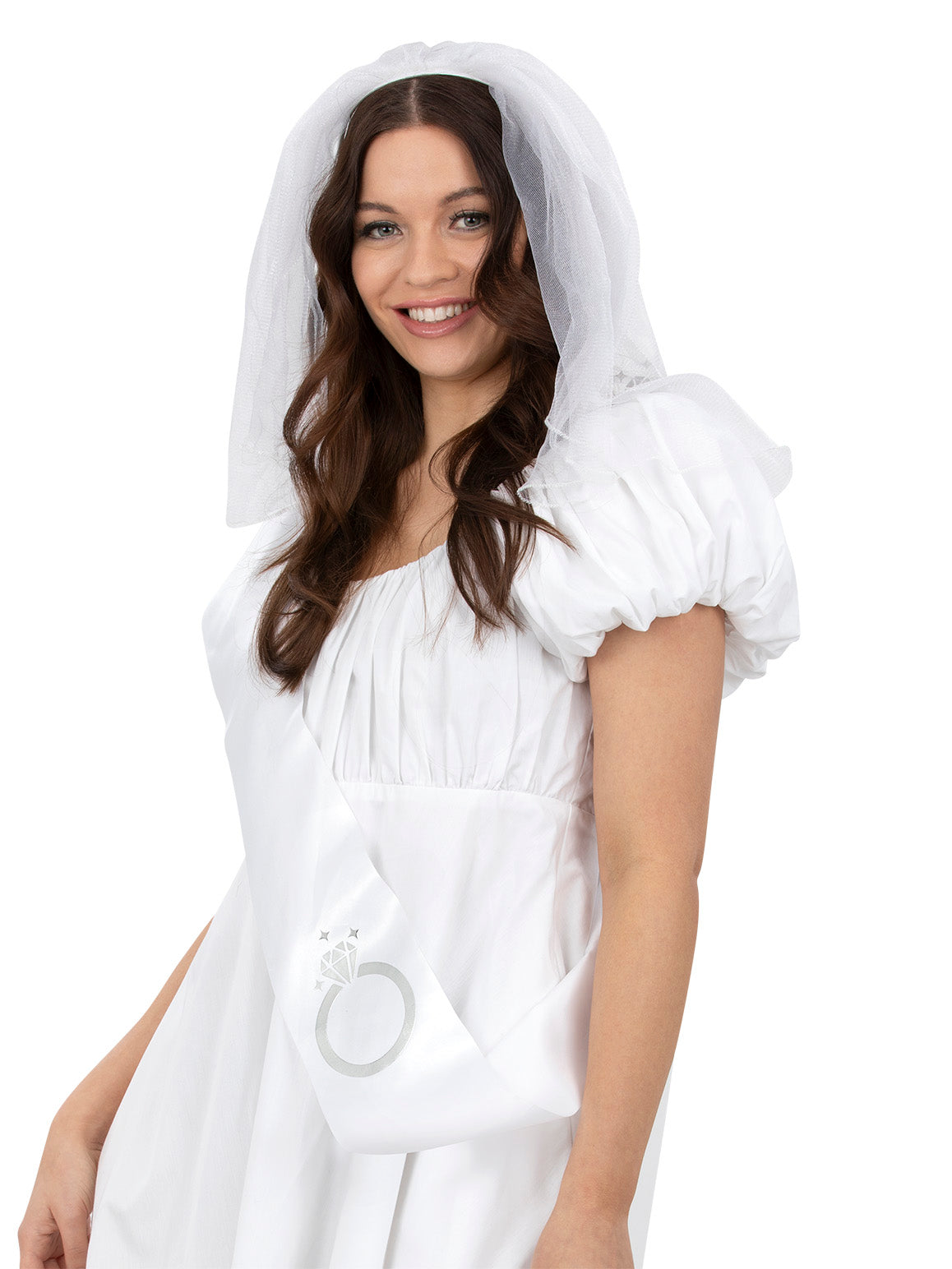 Universal Bride Veil & Sash Kit