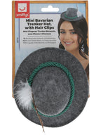 Mini Bavarian Trenker Hat, Grey