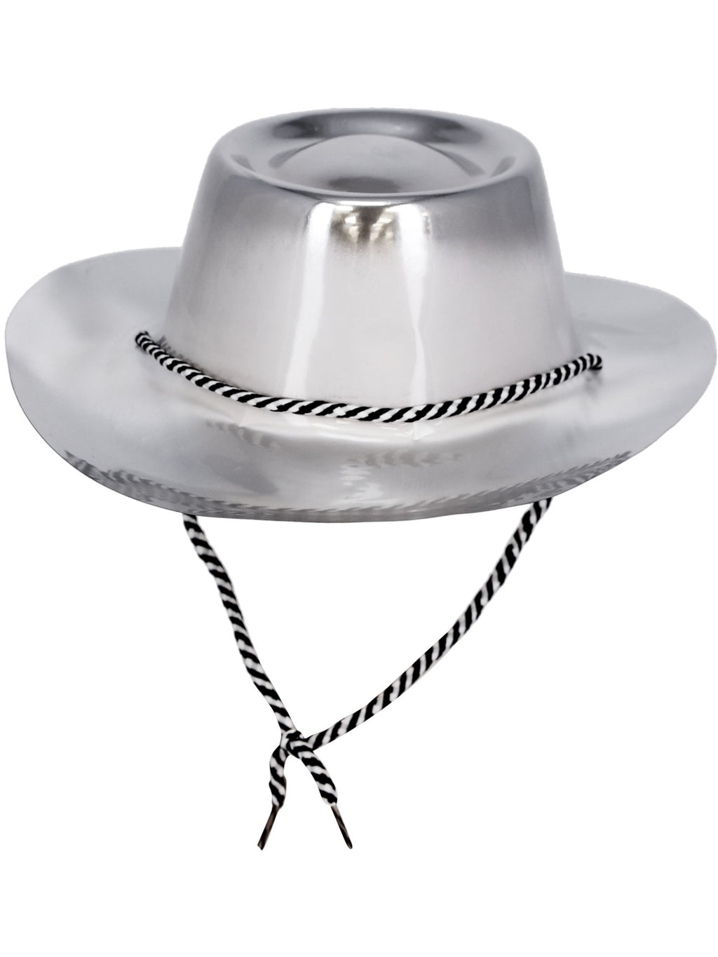 Silver Metallic Cowboy Hat