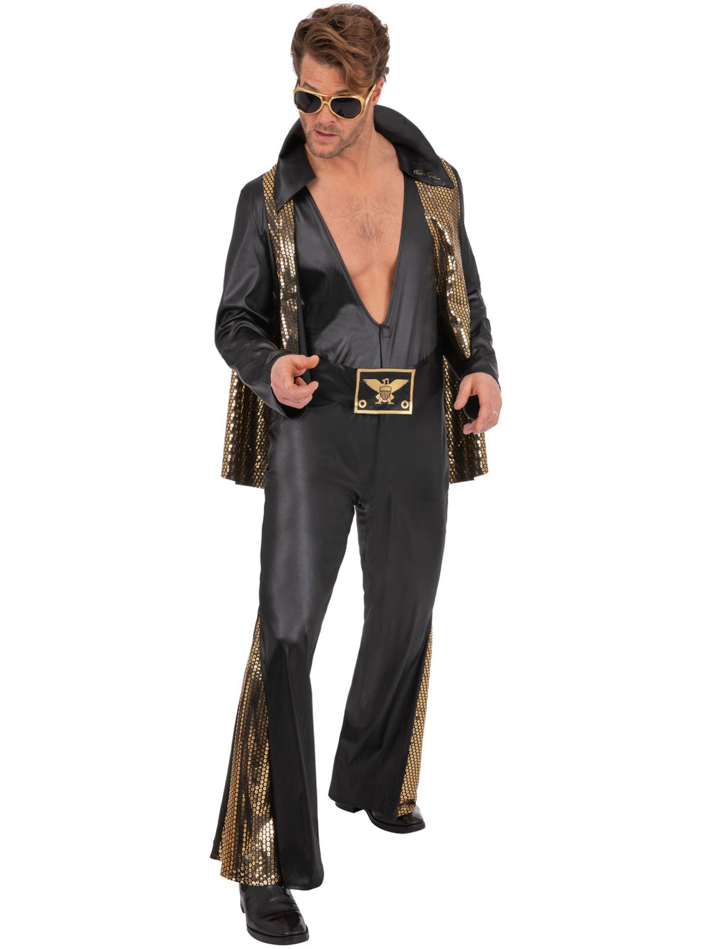 Elvis Black Jumpsuit