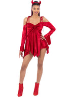 Ladies Devil Adjustable Dress Costume