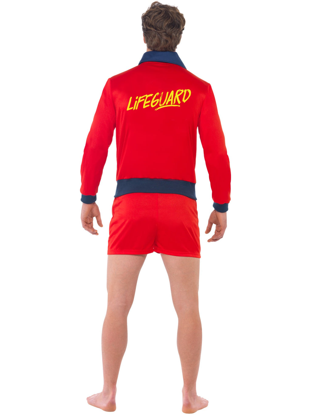 Men's Lifeguard Costume, Red