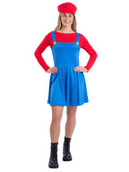 Red Plumber Costume Dress
