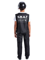 Swat Costume, with Vest, Hat & 4 Piece Toy