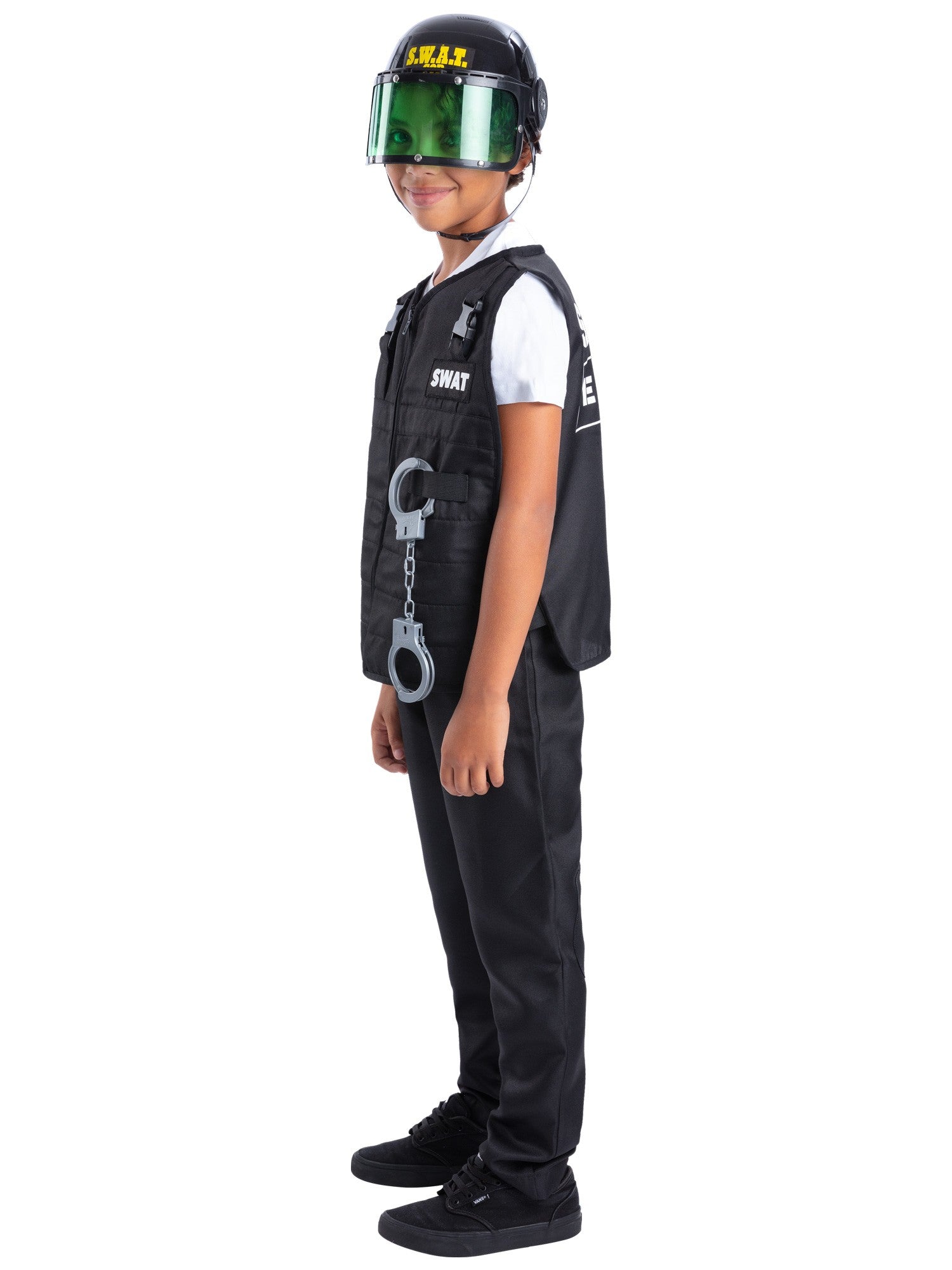 Swat Costume, with Vest, Hat & 4 Piece Toy