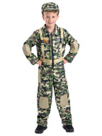 Army Costume with All in One & Hat