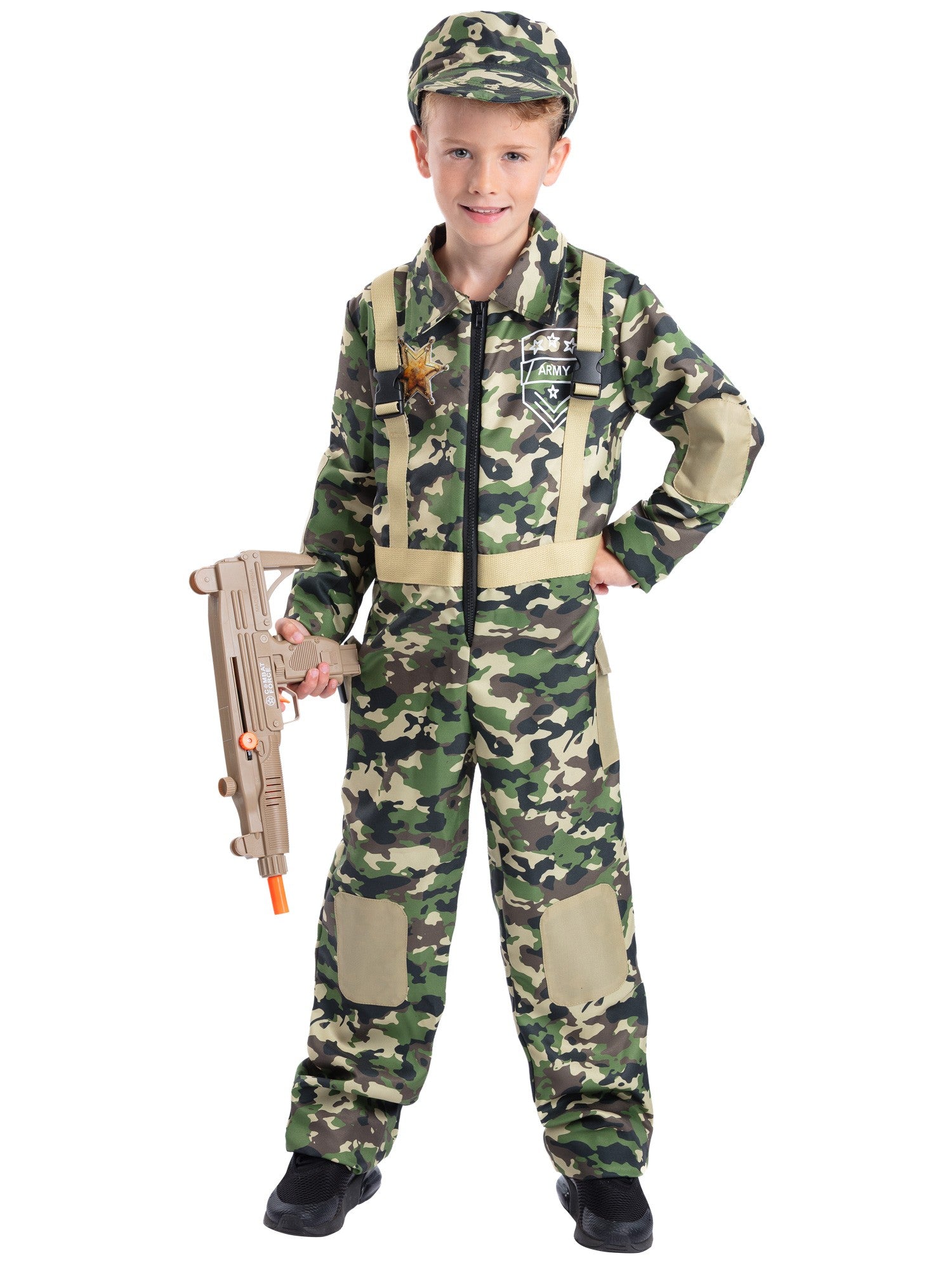 Army Costume with All in One & Hat