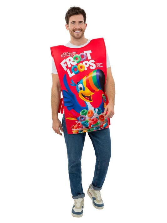 Kelloggs Fruit Loops Cereal Box Costume