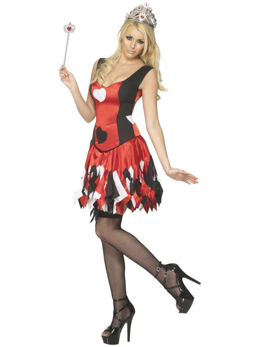 Fever Queen Of Hearts Costume, Womens