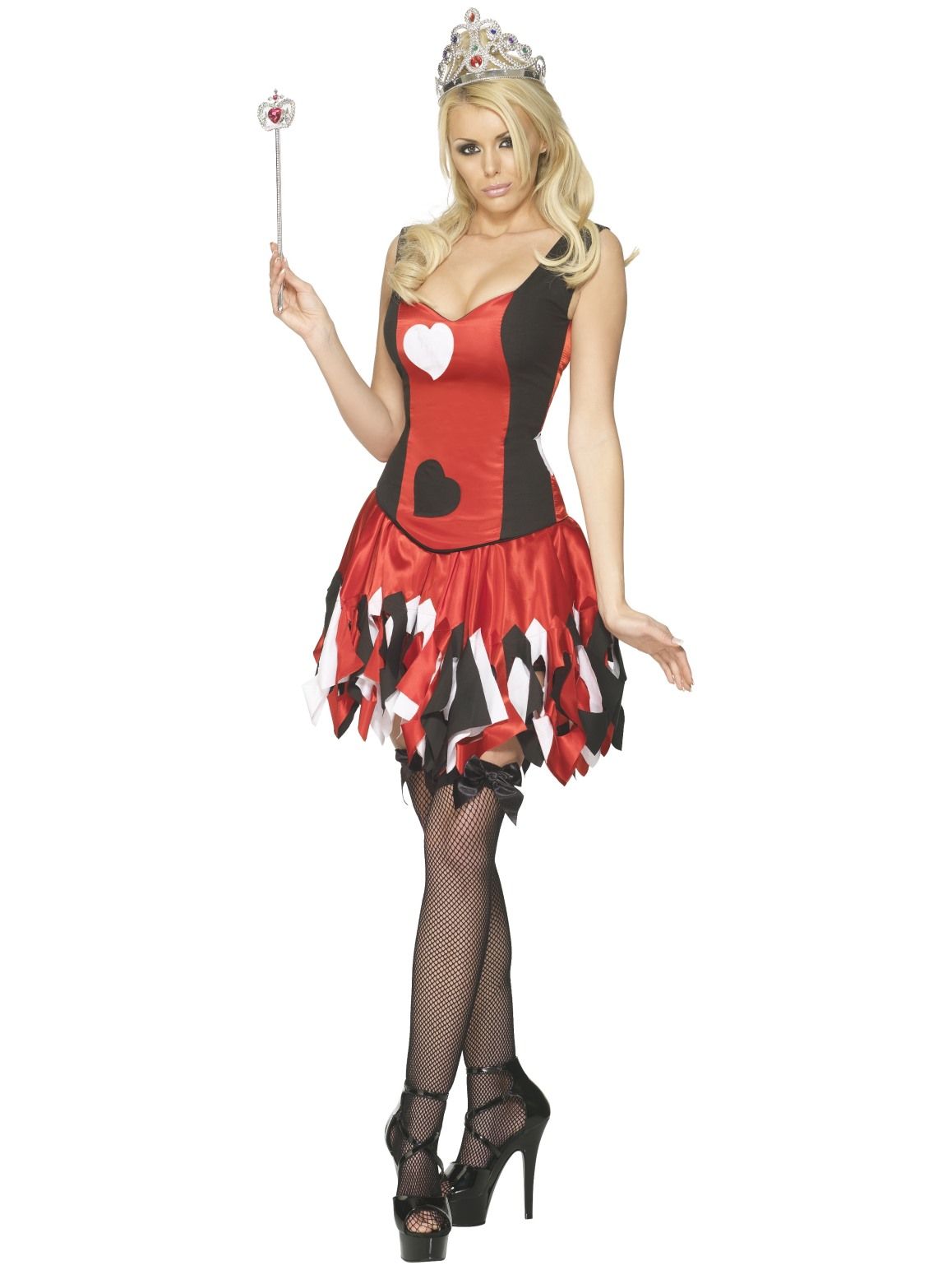 Fever Queen Of Hearts Costume, Womens