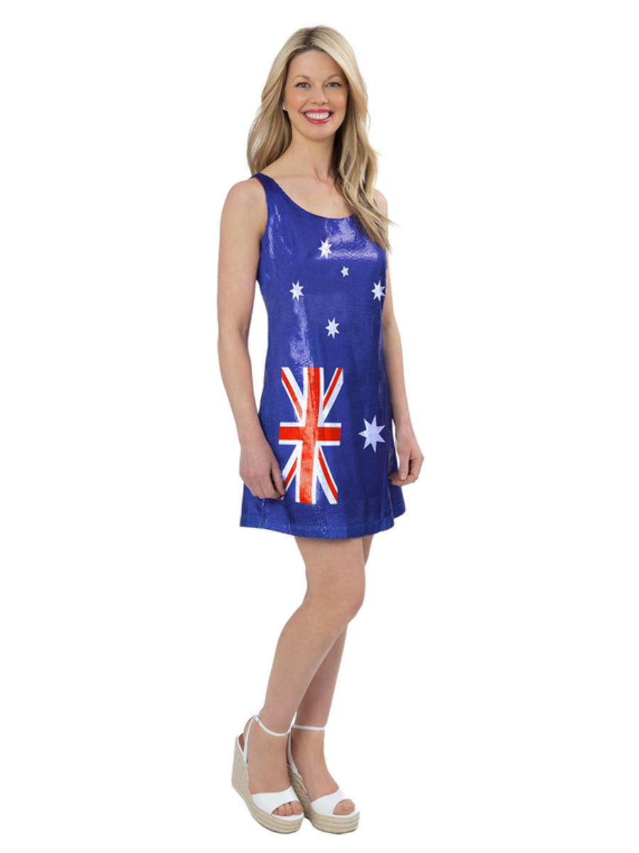 Australia Ladies Flag Sequin Dress