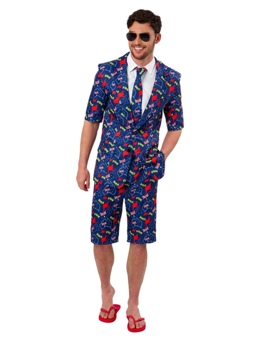 Stand Out Suit Australia Flag G'Day Mens