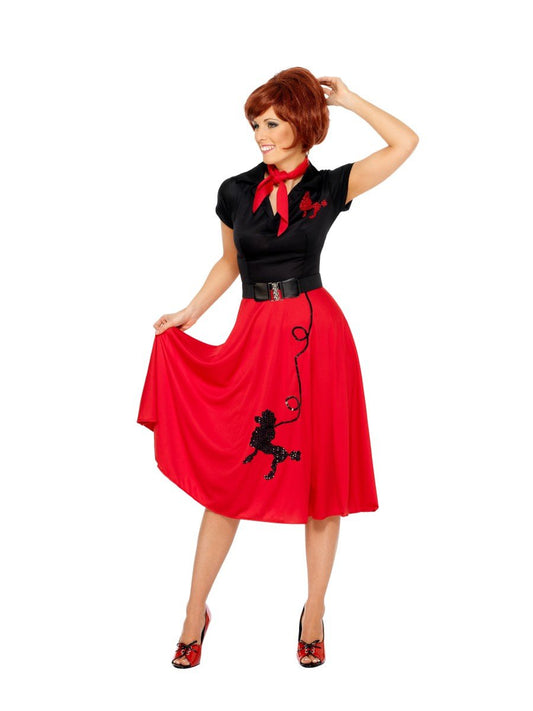 Red 50s Style Poodle Costume